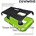 Samsung Galaxy Core Prime / Prevail LTE, COVRWAREÂ 3 in 1 Bundle - Terrapin Series Protective Armor Case with Kickstand [Free HD Film & Aluminum Sensitive Cap Stylus Pen] - Green