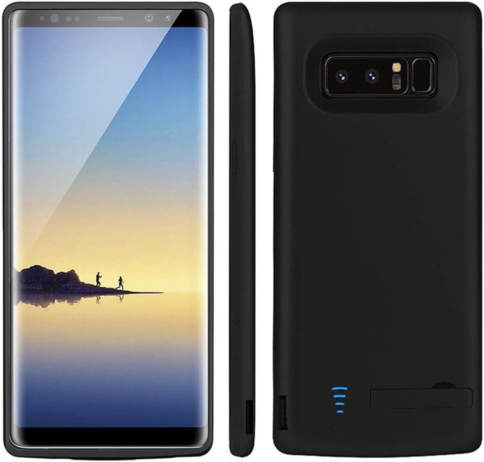 Battery Case For Galaxy Note 8 Soconic 6500mAh Portable Charger Case Backup External Battery Pack Rechargeable Charging Case Power Bank Cover Kickstand Extended Battery Case For Samsung Galaxy Note 8