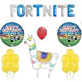 Fortnite Party Supplies Birthday Gamers Balloon Party Decor Deluxe Set