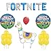 Fortnite Party Supplies Birthday Gamers Balloon Party Decor Deluxe Set