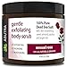 ASUTRA Dead Sea Salt Body Scrub Exfoliator (Sensual Rose), NEW BIGGER 16 oz Size | Ultra Hydrating, Gentle, & Moisturizing | Coconut, Rose, and Sandalwood Oils | Includes Wooden Spoon