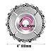 4 Inch Diameter 22 Tooth Cut Chain Carver for Side Grinder with 5/8-Inch Arbor