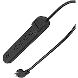 Wishinkle 4-Outlet with 2 USB Ports Power Strip Surge Protector (TG23A)