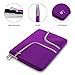 Evershop Zipper Briefcase Handbag Sleeve Bag Cover Case for MacBook Air & PRO 11 inch & Universal Laptop Netbook 11 inch (Purple)