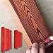 SKEMIX 2 PCS Rubber Empaistic Wood Grain Household Wall Art Paint Silicone Rubber Wood Graining DIY Tool Set