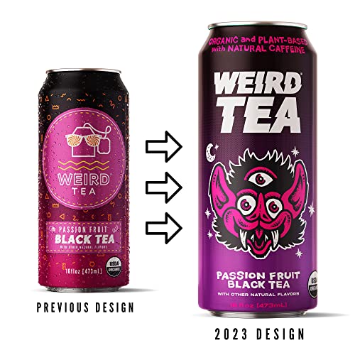 Drink Weird Weird Tea, Passon Fruit Flavor with Black Tea, Certified