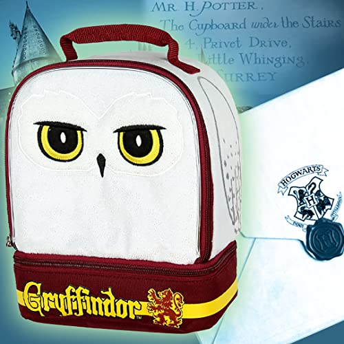 Harry Potter Hedwig the Owl Gryffindor House Dual Compartment Insulated