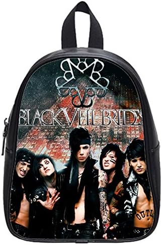 Large Size Black Veil Brides Printing Shoulders Backpack Custom High School Students Backpack for Travel or Party