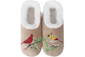 Snoozies Pairable Slipper Socks - Funny House Slippers for Women, Non-Slip Fuzzy Slipper Socks