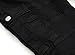 Men's Black Biker Jeans Slim Straight Stretch Skinny Fit Moto Denim Jeans,W32,Black