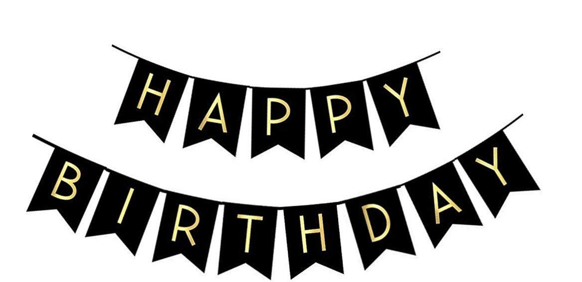 Party Buzz Happy Birthday Large Banner For Boys Or Girls 1st 2nd