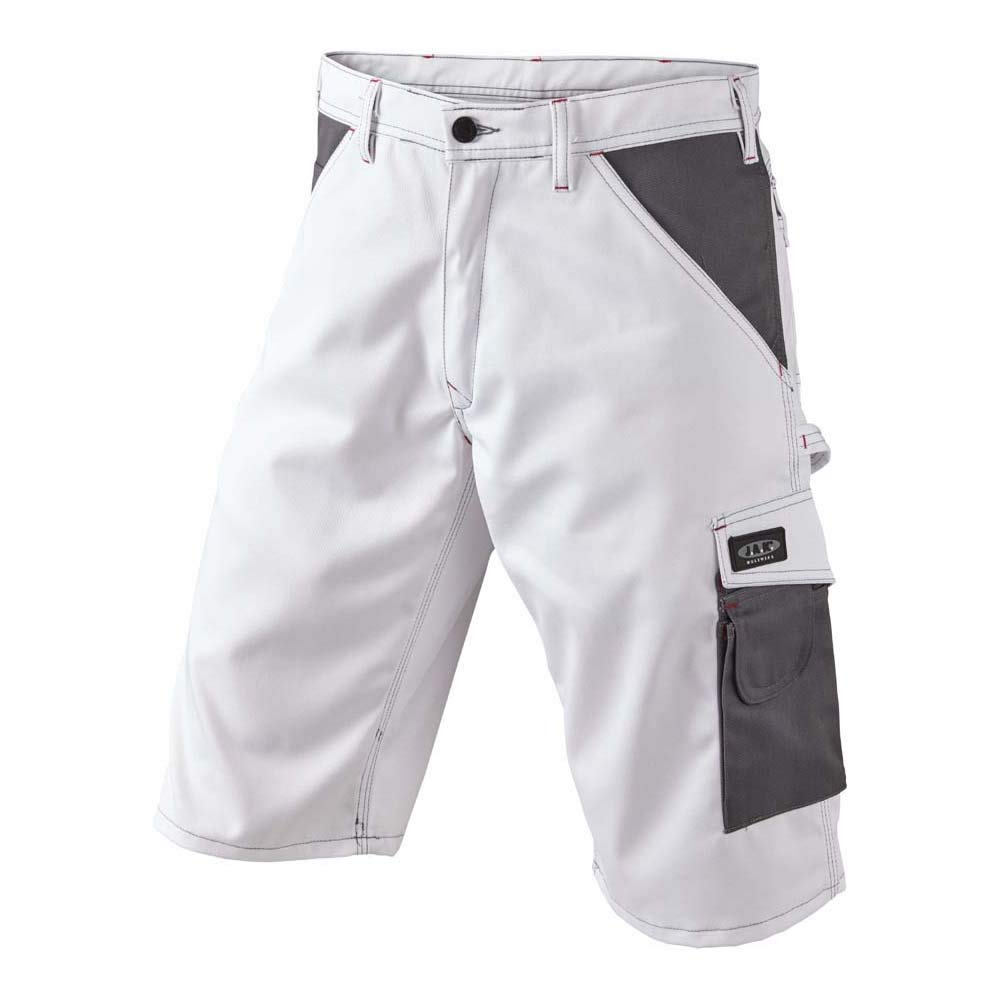 J.A.K. 921015080 Series 9210 65% Polyester/35% Cotton Shorts, White/Grey, Size 46 (32)