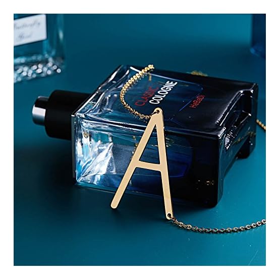 RINHOO-Sideways-Large-Initial-Necklace-Gold-Big-Letter-Script-Name-Stainless-Steel-Pendant-Monogram-Necklace-for-Women-Giftfrom-Alphabet-26-A-Z RINHOO-Sideways-Large-Initial-Necklace-Gold-Big-Letter-Script-Name-Stainless-Steel-Pendant-Monogram-Necklace-for-Women-Giftfrom-Alphabet-26-A-Z