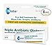 Globe Triple Antibiotic First Aid Ointment, 0.5 oz (4-Pack) | 24-Hour Infection Protection | Wound Care Treatment for Minor Scrapes, Burns and Cuts | 4 Pack