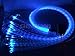 CHINLY 16W Remote RGBW Twinkle sparkle fiber optic curtain light 300pcs 1.0mm flash point 9.8ft waterfall sensory light kit