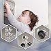 Child Magnetic Safety Locks for Cabinets & Drawers {8 Locks 2 Keys} Invisible No Drilling + The Most Useful Baby Proofing Bonuses; 4 Stove Knob Covers + 6 Outlet Covers