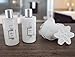 BRUBAKER 4 Pcs Gift Set 'Vanilla' Beauty Spa Set Silver Bath Fizzer, Shower Gel, Body Lotion, Sponge
