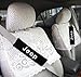 Harshiono Shoulder Pad Pads Jeep Seat Belt Seat Belt Cover Embroidered a Pair Black