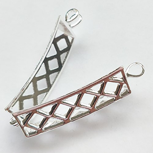 Dandan DIY 5pcs Assorted Styles Perfume Essential Oil Aromatherapy Diffuser Locket Charms Pendant Craft Ball Bead Pearl Alloy Cage