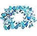 12 pcs Purple + 12 pcs Blue 3D Butterfly Stickers Random Mixed Home Decoration Removable 3D Vivid Man-Made Butterfly Art DIY Decor Wall Stickers for Wall Decor Kids Room Bedroom Living Room