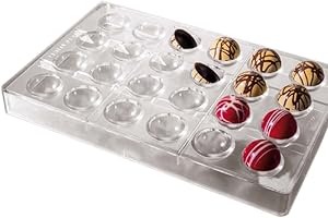 Martellato MA5000 Sphere Polycarbonate Mould, 3 mm, Transparent