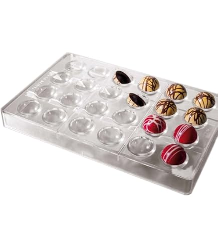 Molde De Huevo De Policarbonato Para Chocolate De 13 Cm – Martellato – Perfecto Para Pascua Y Postres Artesanales