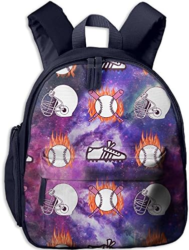 Baseball Shoes Helmet And Bat Pattern Elementary School Bags Bookbag Backpacks Shoulder Bag Backpack For Kid