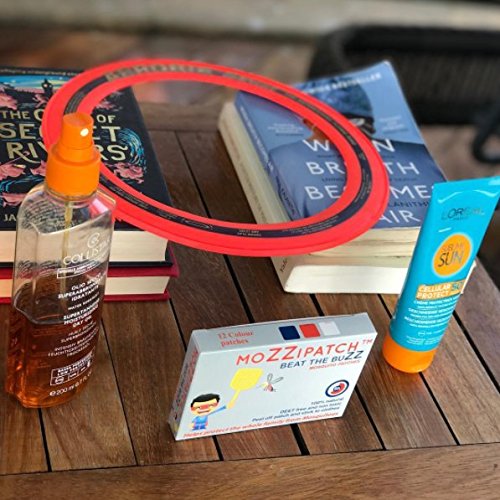 MoZZipatch Mosquito Repellent Patch, 100% Natural, Citrepel, Attach Directly to Clothing or Nearby Objects, Mosquito Protection for Kids and Adults, 12 pack