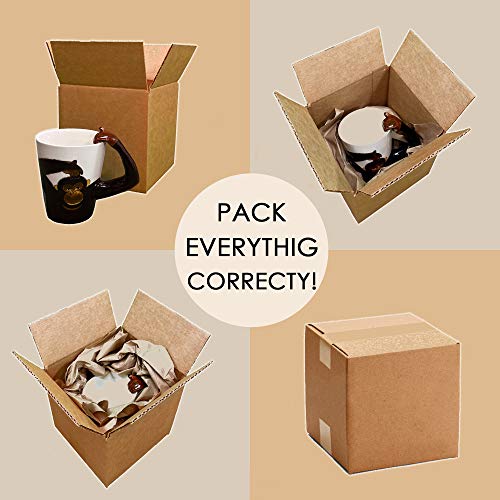 IDL Packaging Cube Corrugated Shipping Boxes 7"L x 7”W x 7"H (Pack of 5