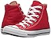 Converse Men's All Star Chuck Taylor Hi Casual Shoe Red Men 10.5 Women 12.5