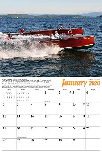 Classic Motorboats 2020 Calendar - Thumbnail 2