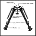 Feyachi Rifle Bipod 6 inch to 9 inch adjustable Heavy Duty Tactical for Hunting