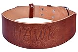 Hawk Fitness Leather Weightlifting Belt Bodybuilding Belt Crossfit training Belt Powerlifting Gym Belt Highest Quality, MADE FROM A SINGLE PIECE OF LEATHER!!!!!!