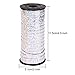 Sunmns 2 Roll Crimped Curling Ribbon Balloon Band Tie for Parties, Festival, Florist, Crafts and Gift Wrapping, 5 mm, 200 Yard