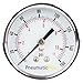 PneumaticPlus PSB20-160CP Air Pressure Gauge for Air Compressor WOG Water Oil Gas Chrome Plated 2
