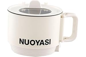 Ｂｅｓｇａ Mini Electric Hot Pot Noodles Cooker with Temperature Control Household Cooking Pot 1.8L for Boil Water Dumpling Porrid