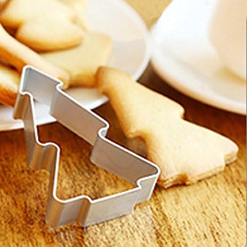 Dolloress 5X5X1.8 CM Aluminium Alloy Different Shapes Optional Kitchen DIY Cartoon Cookies Cake Mould Mousse Ring Baking Mold