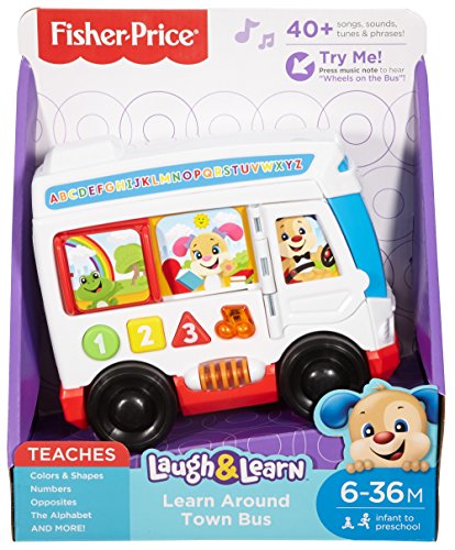 Fisher-Price Laugh & Learn Learn Around Town Bus