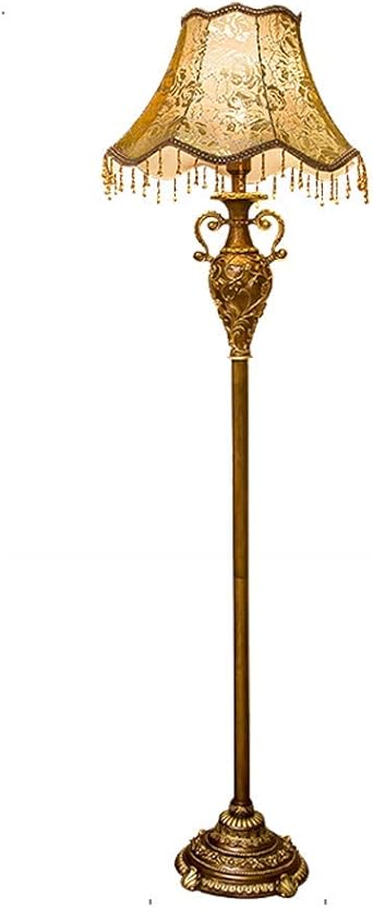 Stehleuchte Licht Tuch Ldd08 Europaischen Stil Wohnzimmer Schlafzimmer Luxushotel Villa Retro Amerikanischen Schlafzimmer Vertikale Lampe Amazon De Beleuchtung