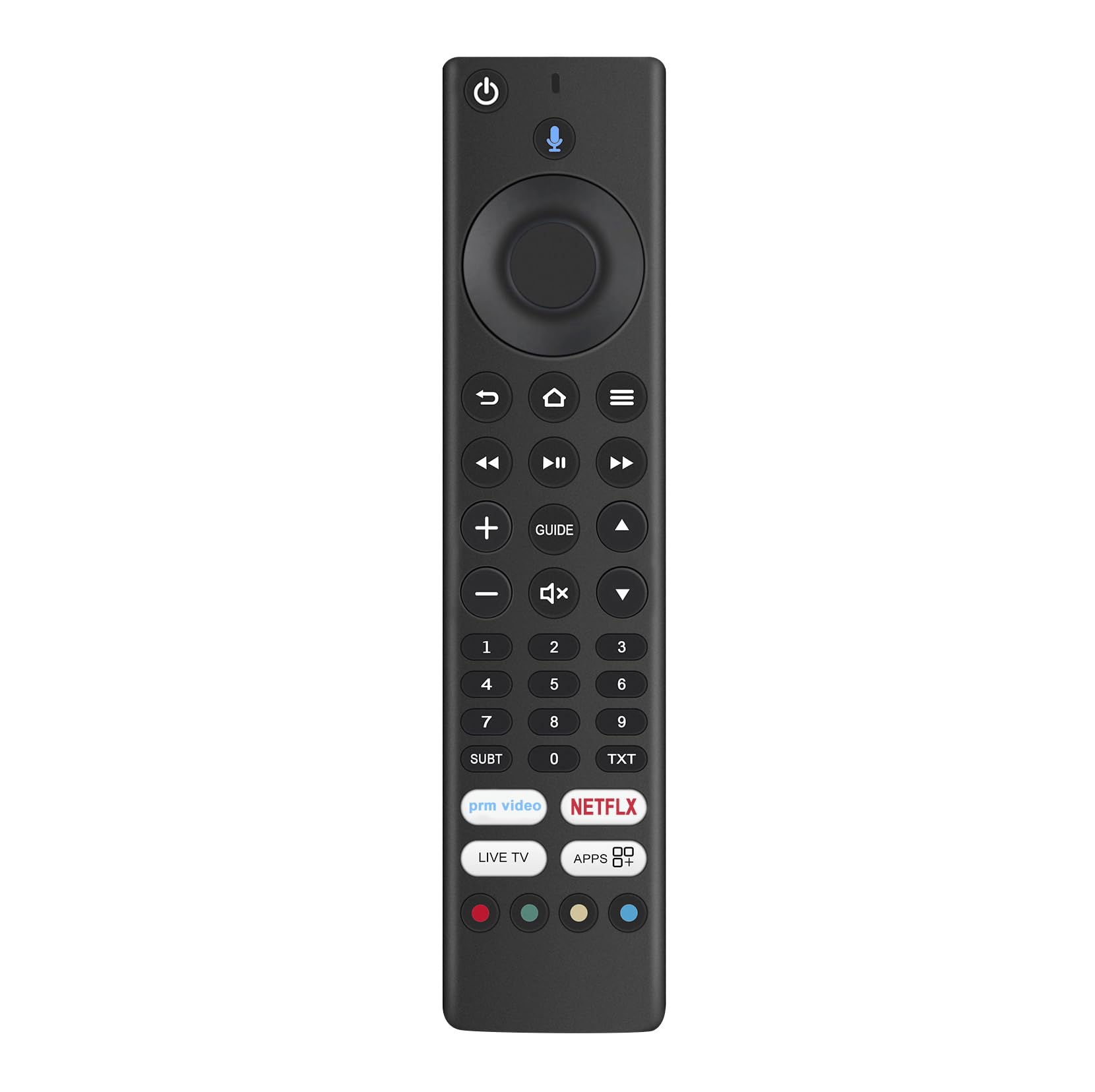AULCMEET RM-C3253 Voice Replace Remote Control fit for JVC 3D Smart TV LT RM-C3255 LT-40CF890, LT-49CF890, LT-55CF890,LT-65CF890, LT-32CF600 LT40CF700