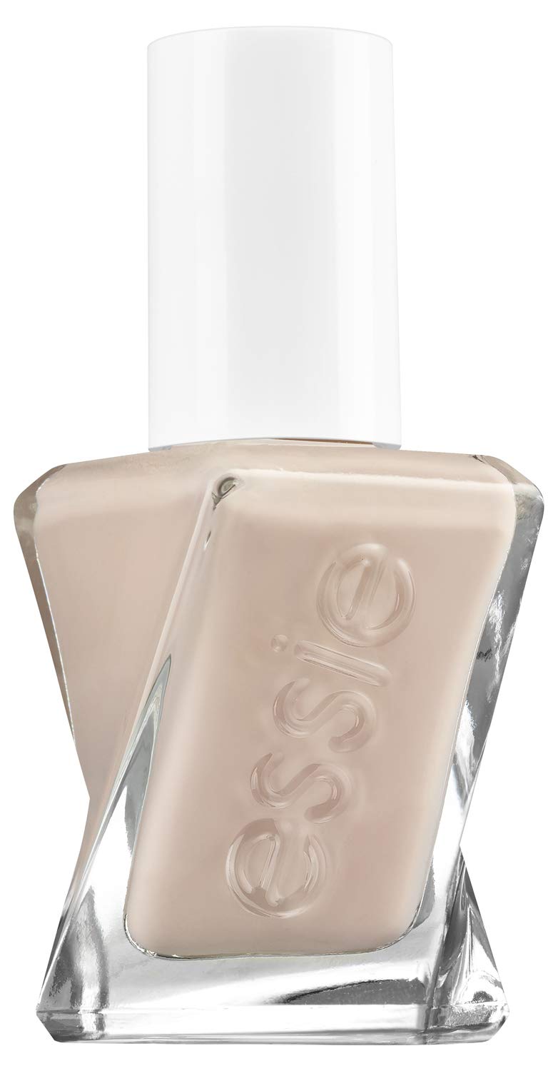 essie Gel Couture Longlasting Chip Resistant No UV Lamp Required Nude Nail Polish, 511 Buttoned and Buffed