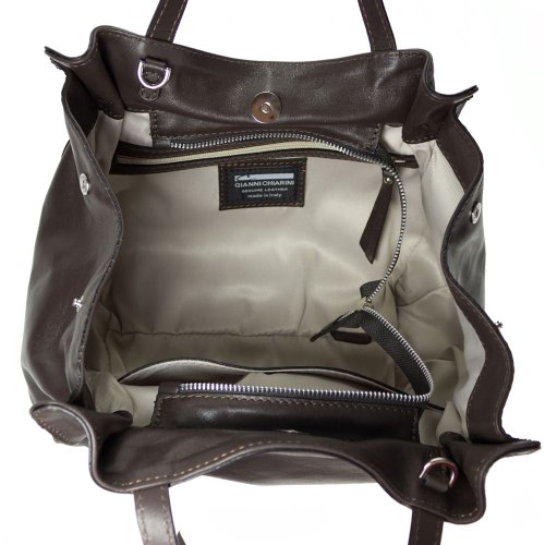 Gianni Chiarini Italian Made Dark Brown Leather Handbag