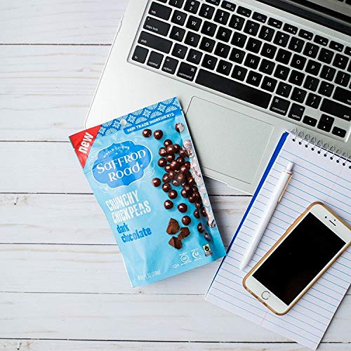 Saffron Road, Crunchy Chickpeas Dark Chocolate, 4.15 Ounce - Thumbnail 4