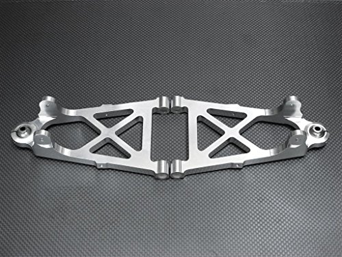 GPM For HPI Baja 5B RTR, 5B SS, 5T Upgrade Parts Aluminum Front Lower Arm - 1Pr Silver