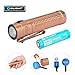 Olight S2R II Copper 1150 Lumens USB Magnetic Rechargeable Variable-output Side Switch EDC LED Flashlight and Olight Patch