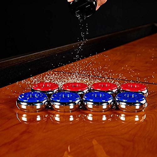 Lancaster 108 In 9 Foot Indoor Home Bar Shuffleboard Game Table w