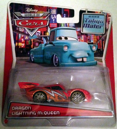 Disney Pixar Cars, Toon Die-Cast, Dragon Lightning McQueen, 1:55 Scale