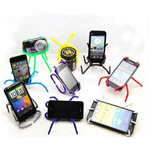 Hanbaili Gift Flexible Spider Stand Phone Car Holder Hanging Mount and Stand for iPhone Samsung Android in Car Desk Plane