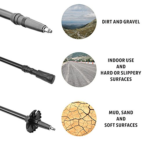 image for Hitorhike Long-Life Trekking Poles Aircraft Aluminum Alloy Collapsible