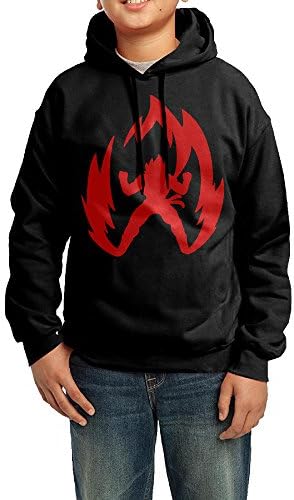 OVIKA Teenager's Z Super Saiyan Goku Hooded Sweatshirt Size M